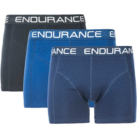 Endurance Burke Mens Boxer Shorts Underwear - 3 Pack - Mixed Colours